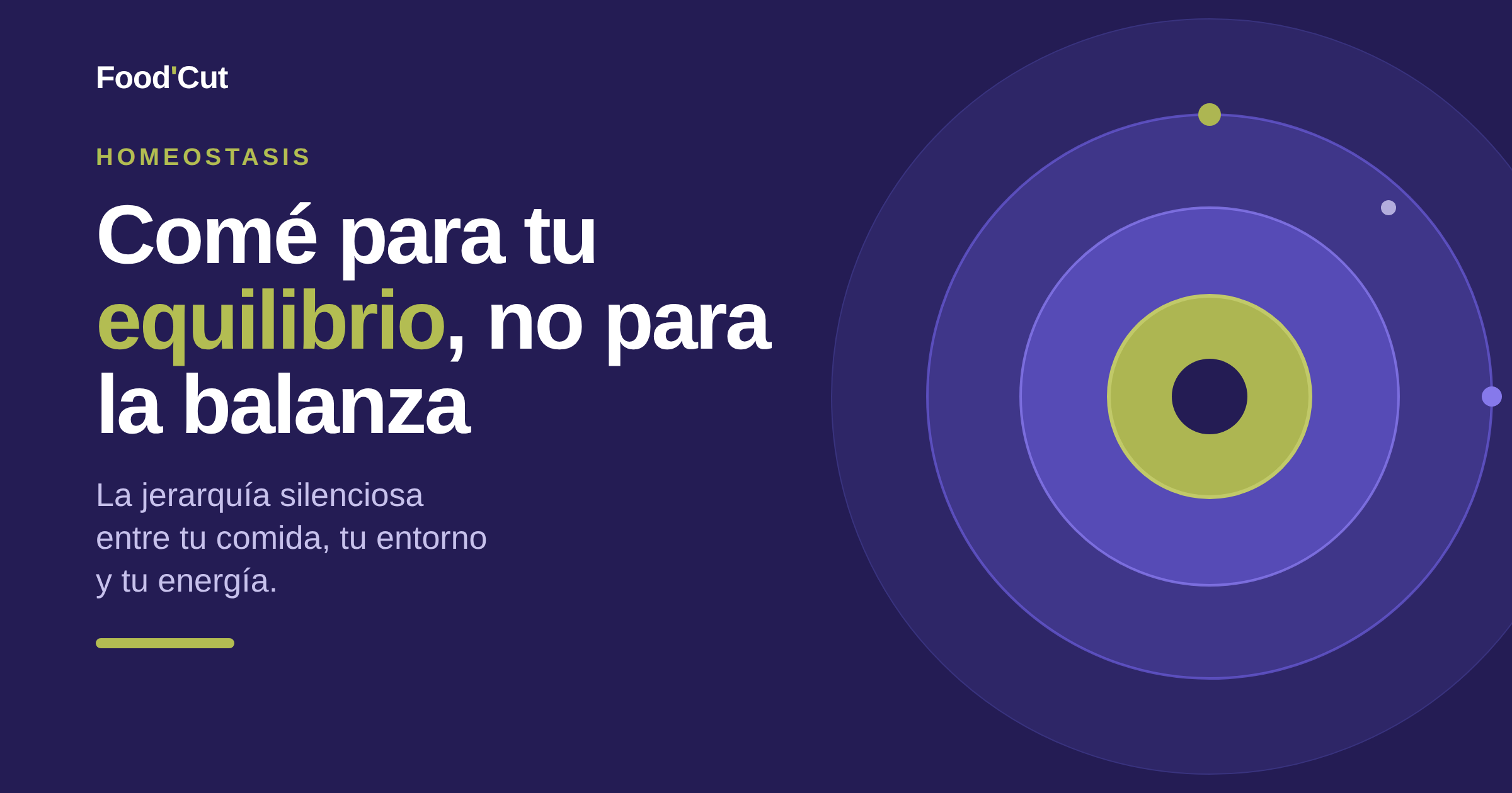 Comé para tu homeostasis, no para la balanza